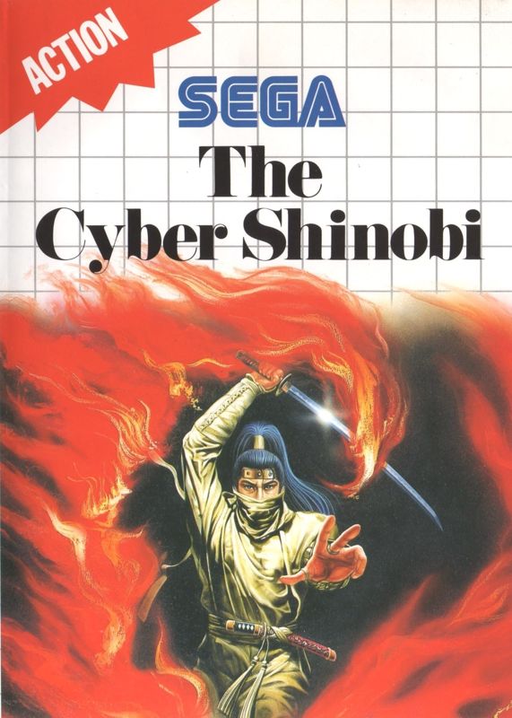 Cyber Shinobi box art for Sega Master System